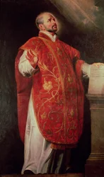 Der heilige Ignatius von Loyola (1491-1556), Gründer des Jesuitenordens